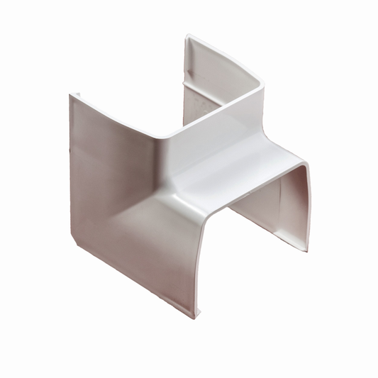 Binnen bocht wit 80mm