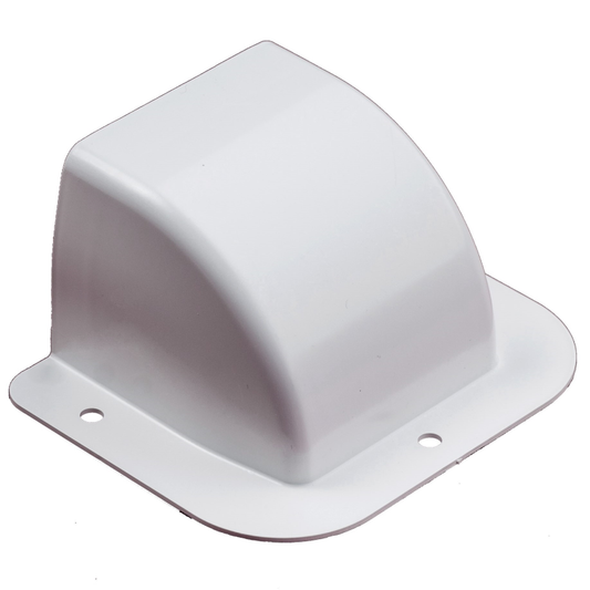Muurkap 80mm wit